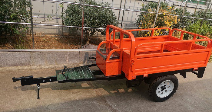 trailer with side rails